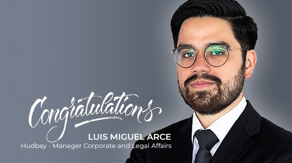 Congratulations Luis Miguel-Arce from Hudbay